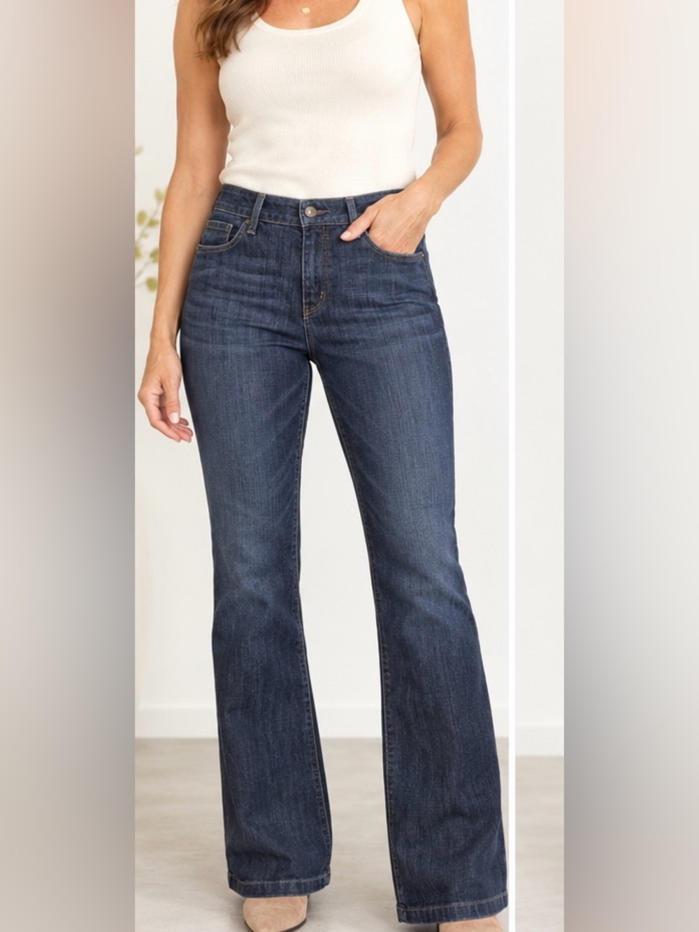 JOES JEAN HONEY FIT BACY WASH DARK BOOTCUT JEANS  E30